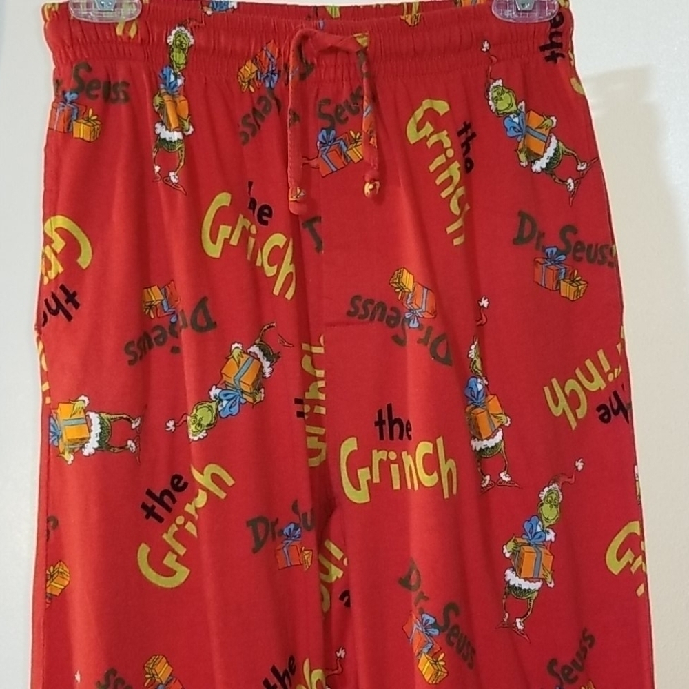 Dr. Suess The Grinch Cotton Pajama Pants Small